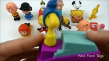 2015 MCDONALDS THE PEANUTS MOVIE COMPLETE SET OF 12 HAPPY MEAL KIDS TOYS SNOOPY REVIEW