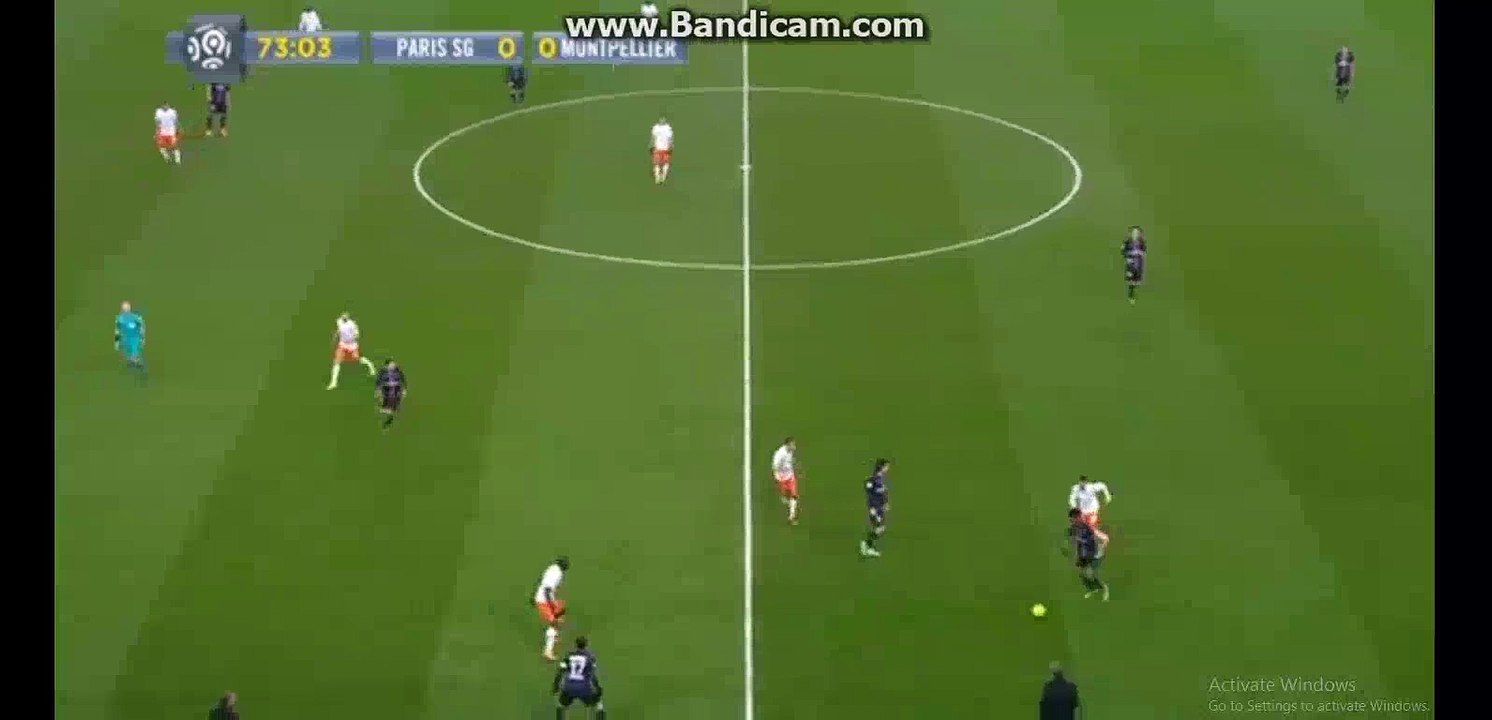 Edinson Cavani Super SKILLS | Paris Saint Germain 0-0 Montpellier 05/03/2016