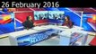 Live With Dr Shahid Masood  26th February 2016