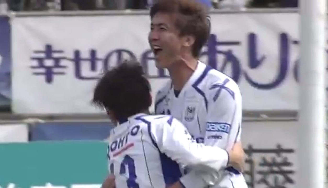 ヴァンフォーレ甲府 vs ガンバ大阪戦ハイライト動画　（J1 2016.0306）長沢駿（G....