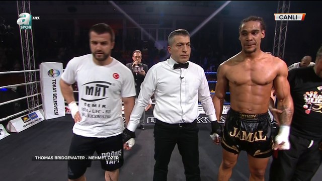 Mehmet Özer - Thomas Bridgewater ANADOLU Kickboks Şöleni Aspor