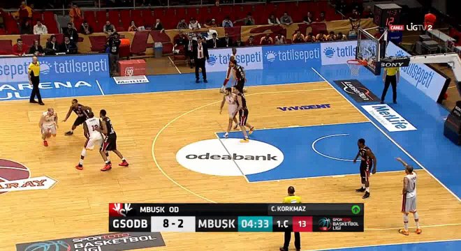 BSL 20. Hafta | Galatasaray Odeabank-Muratbey Uşak Sportif İlk Yarı