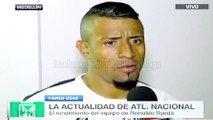 Farid Díaz en la previa entre Nacional y Chicó · Liga Águila 2016-I (fecha 8)