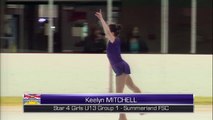 Keelyn Mitchell - Star4 U13 Gr1 - StarSkate Final 2016