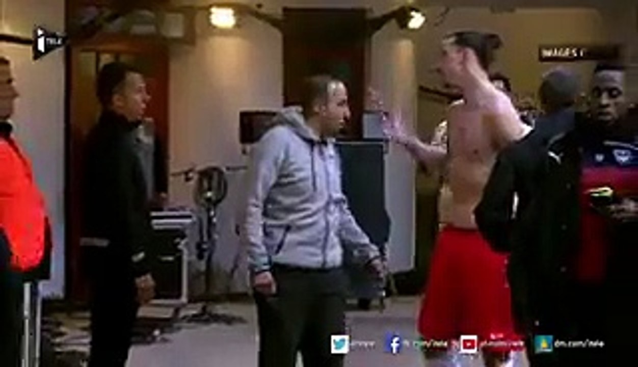 شاهد ماذا فعل إبراهيموفيش بعد مباراة اليوم...ملا فصالة !!