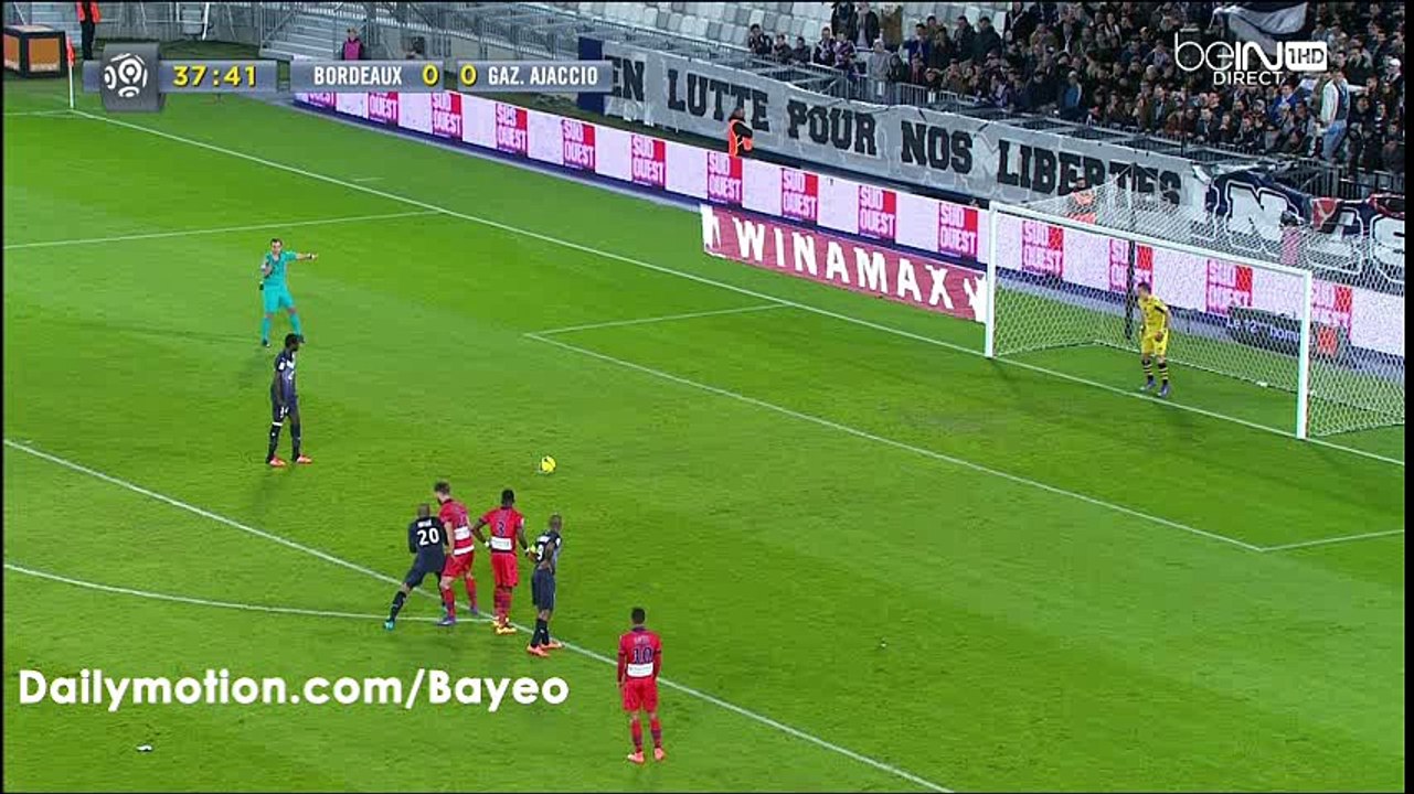 Cheick Diabate Goal HD - Bordeaux 1-0 GFC Ajaccio - 05-03-2016