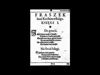 Na swoje księgi, Fraszki, Księgi pierwsze - Jan Kochanowski ( audiobook pl )