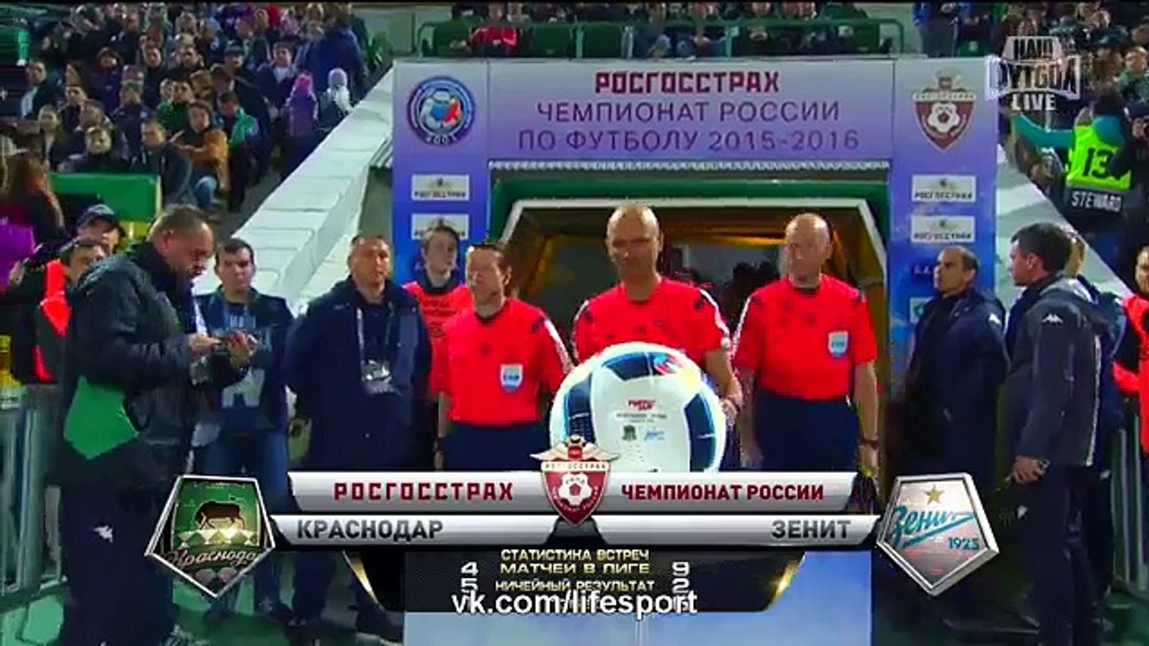 FC Krasnodar 0-0 Zenit St. Petersburg Russian Premier League Highlights HD 05.03.2016