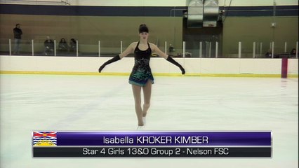 Isabella Kroker Kimber - Star4 13O Gr2 - StarSkate Final 2016