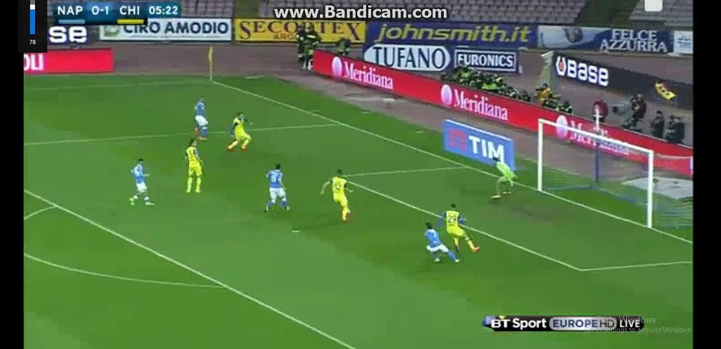 ALL  GOALS Napoli 3-1 Chievo 05-03-2016