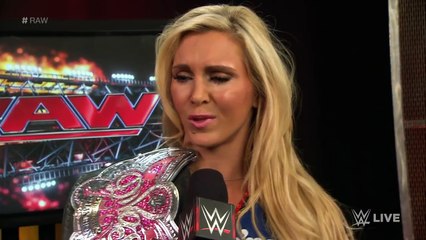 Charlotte sends a message to her new challenger׃ Raw, November 2, 2015