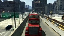 Disney pixar cars Mack truck VS Tow Mater race Biggest Track by onegamesplus