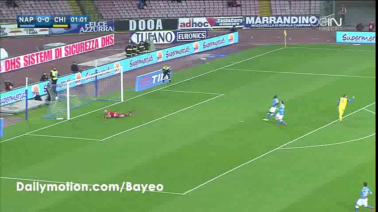 Nicola Rigoni Goal HD - Napoli 0-1 Chievo - 05-03-2016