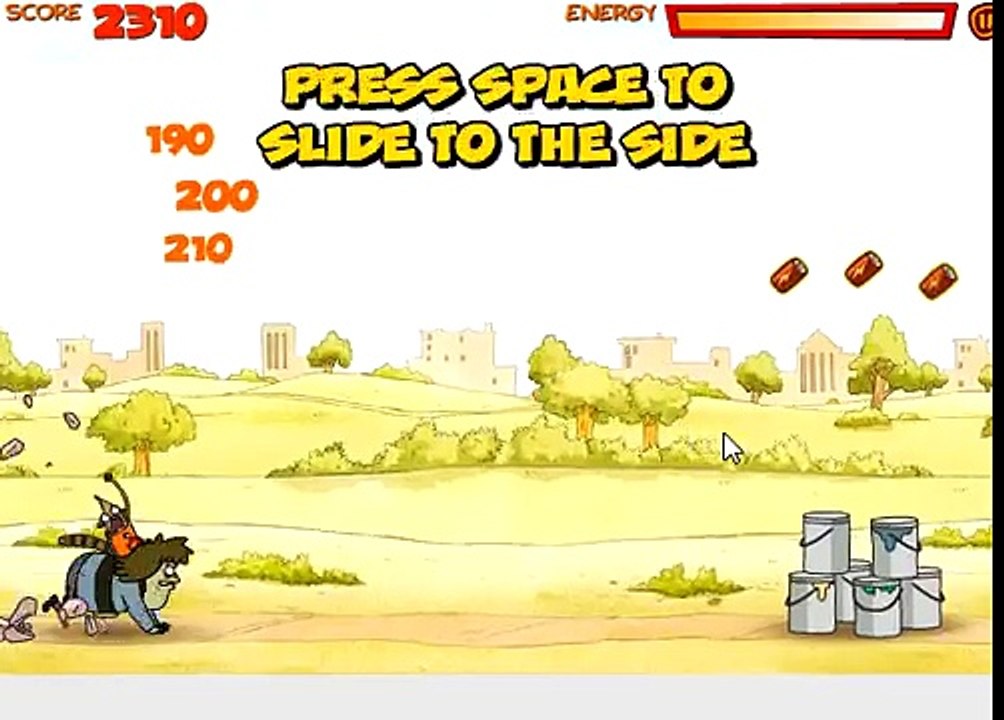 ride em rigby RIDE THE BEAST!!!!!!!! cartoon network gameplay (FULL HD)