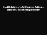Read Rand McNally Easy to Fold: Southern California (Laminated) (Rand McNally Easyfinder) Ebook