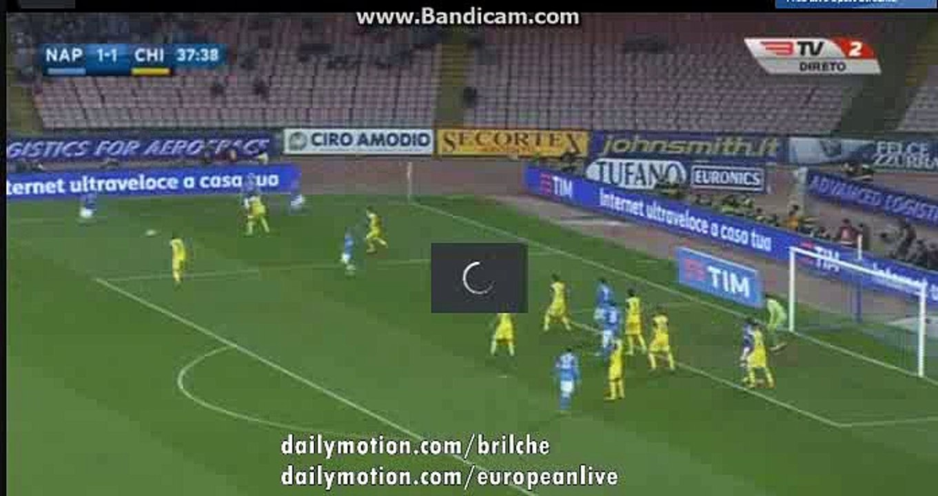 2-1 Vlad Chiriches | Napoli - Chievo 05.03.2016 HD