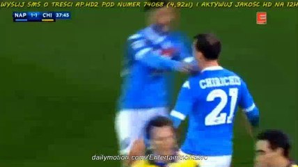1st Half Goals - SSC NAPOLI 2-1 CHIEVO - SERIE A
