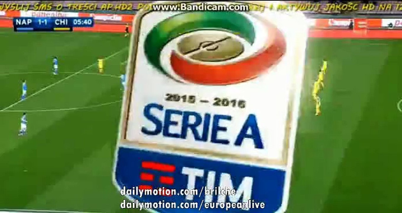 45' Goals & Highlights HD | Napoli 2-1 Chievo (SERIE A) 05.03.2016 HD
