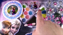 Disney Princess FROZEN Beauty Kit! ANNA ELSA Makeup Blush Gloss Nails! Jewelry! SHOPKI