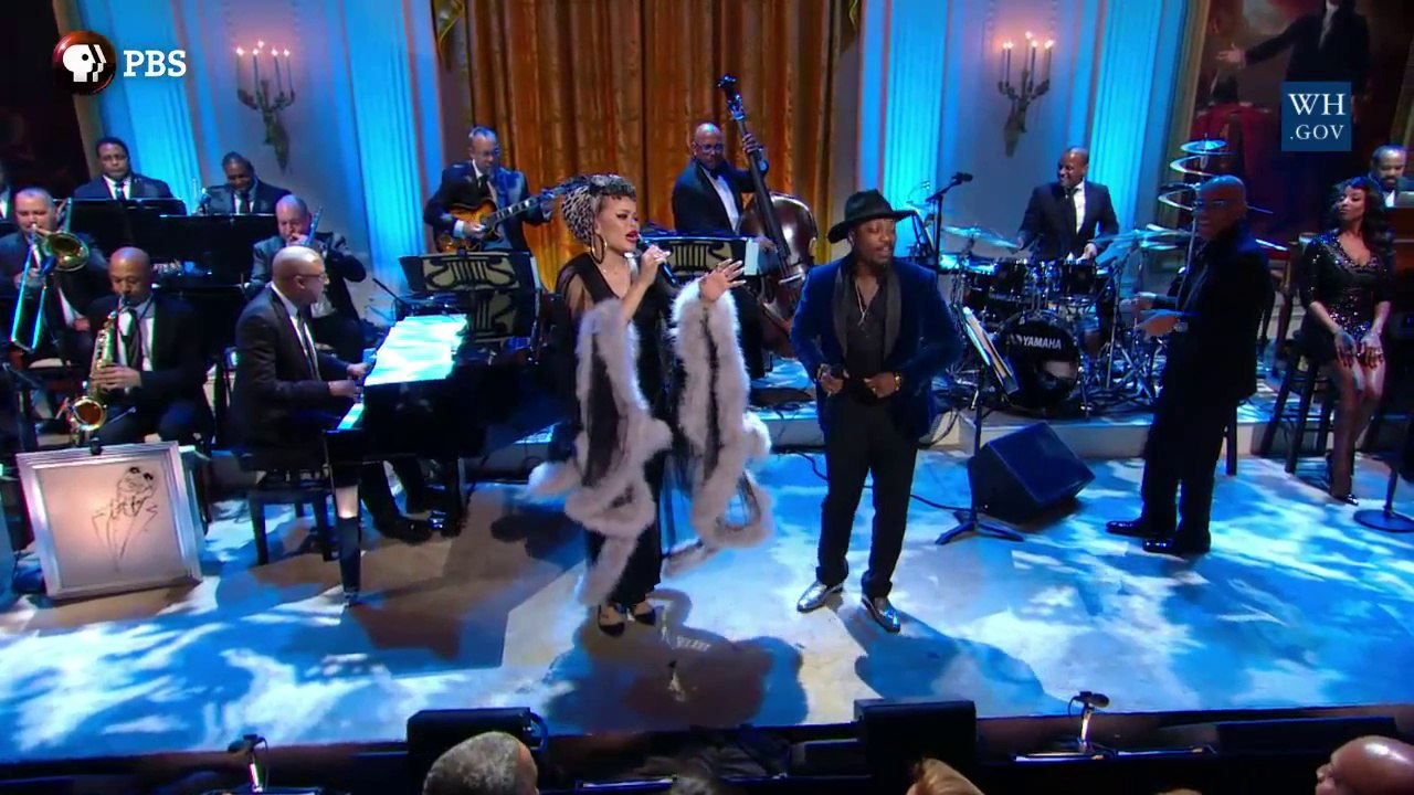 Andra Day + Anthony Hamilton - Let the Good Times Roll - Salutes Ray Charles In White House 2016