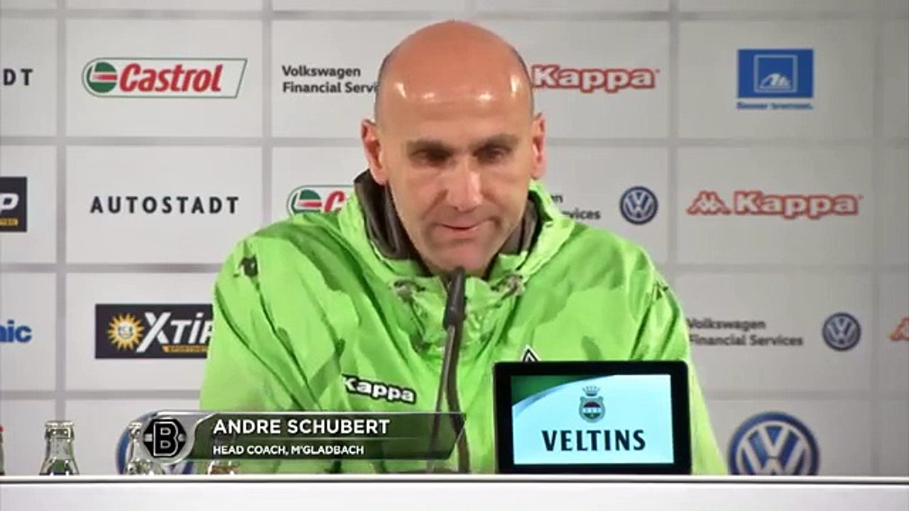 André Schubert: 'Hatten ausreichend Chancen' | VfL Wolfsburg - Borussia Mönchengladbach 2:1