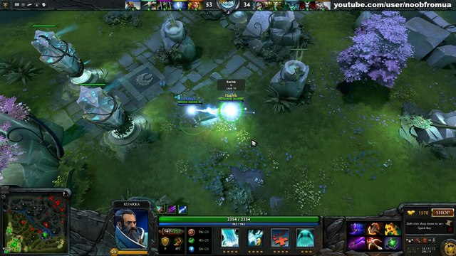 Kunkka 5 Rapiers Win vs Megacreeps Nexus Pisyha Dota 2