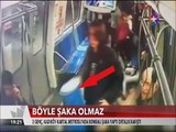 Kadıköy Kartal Metrosunda yapılan Bombalı eşek şakasının görüntüleri ortaya çıktı