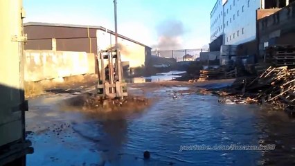 Подборка неудач и дураков на вилочном погрузчике #3