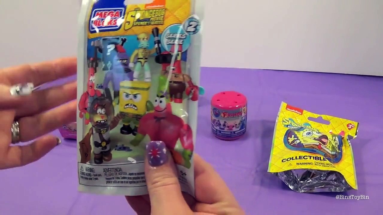 Spikes Blind Bag Surprise #4! Littlest Pet Shop FashEms, Spongebob, & Shopkins! by Bins