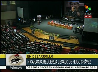 Ortega recuerda el papel central de Chávez en la historia de AL