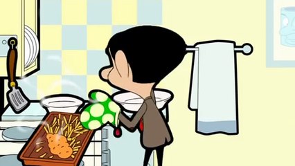 Mr Bean - Sofa dinner with Teddy -- Mr Bean - Sofa-Dinner mit Teddy