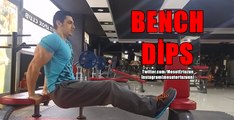 Vücut Geliştirme Hareketleri - Bench Dips