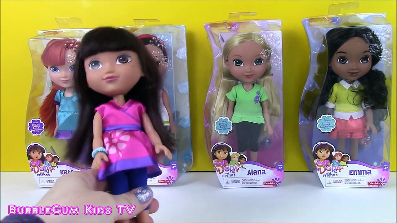 Dora and Friends into the city Dolls! Nick Jr! Dora, Alana, Naiya, Kate and Emma!UNBOXING+REVIEW