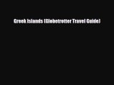 Download Greek Islands (Globetrotter Travel Guide) Ebook