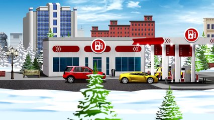 Бензовоз – Мультик про машинки. Винтик расскажет про бензовоз и заправку (1)