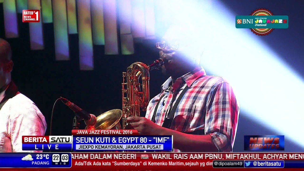 Penampilan Seun Kuti and Egypt 80 di Java Jazz