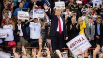 Trump promises flowers to woman who fainted at rally