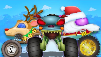 Xe tải hạng nặng quái vật nhà ma-Giáng sinh-video games #4