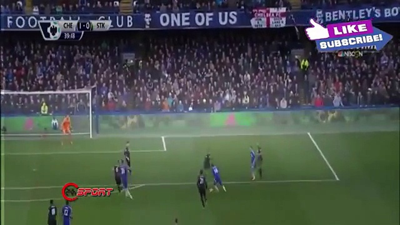 أهداف مباراة تشيلسي و ستوك سيتي [1 - 1] 5.3.2016