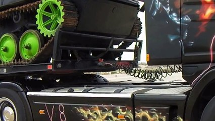 terminator truck and stunt tank