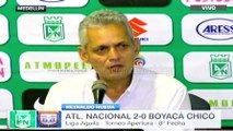 Reinaldo Rueda habló tras el 2-0 de Nacional sobre Chicó · Liga Águila 2016-I (fecha 8)