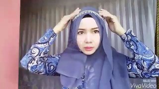 Cara Memakai Jilbab Paris Simple With Headband l Trend Hijab Lebaran  2016