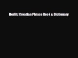 Download Berlitz Croatian Phrase Book & Dictionary Free Books