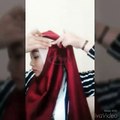 Cara Memakai Pashmina Satin Untuk Sehari Hari