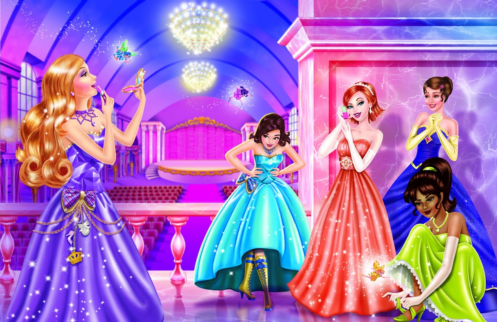 barbie princess charm school in urdu