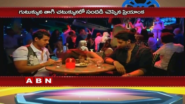 Priyanka Chopra Takes Tequila Shot at Oscars (06-03-2016)