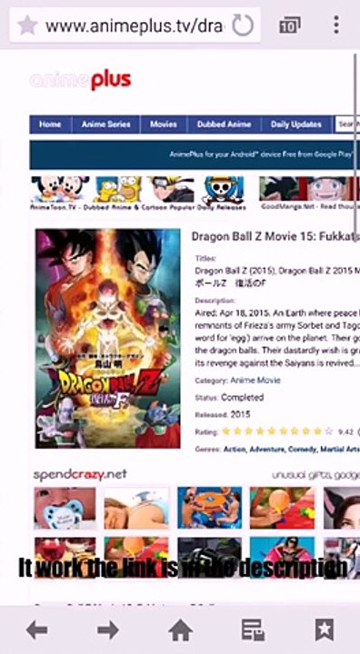 Dragon Ball Z Movie15: Fukkatsu no FWatch it free