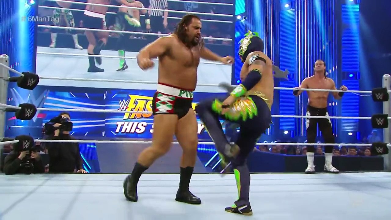 Dolph Ziggler & The Lucha Dragons vs. The League of Nations: SmackDown, February 18, 2016