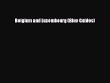 PDF Belgium and Luxembourg (Blue Guides) PDF Book Free