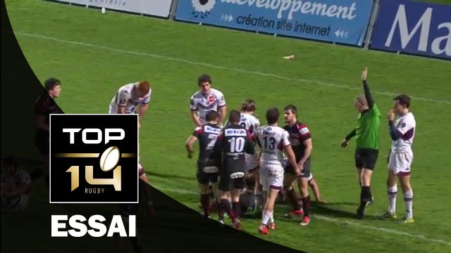 TOP 14 – Bordeaux-Bègles – Oyonnax : 48-20 Essai Jody JENNEKER (OYO) – J17 – saison 2015-2016